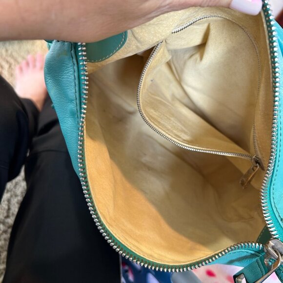 Classic Marc Jacobs Blake Multi-Pocket Hobo Bag in Teal with Silver Hardware - Picture 12 of 16